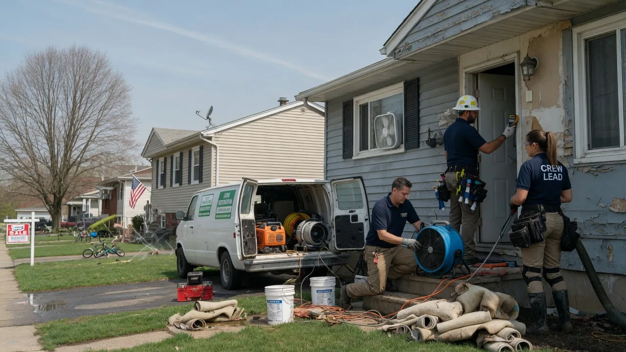 Flood Cleanup in Blue Mound, KS near me