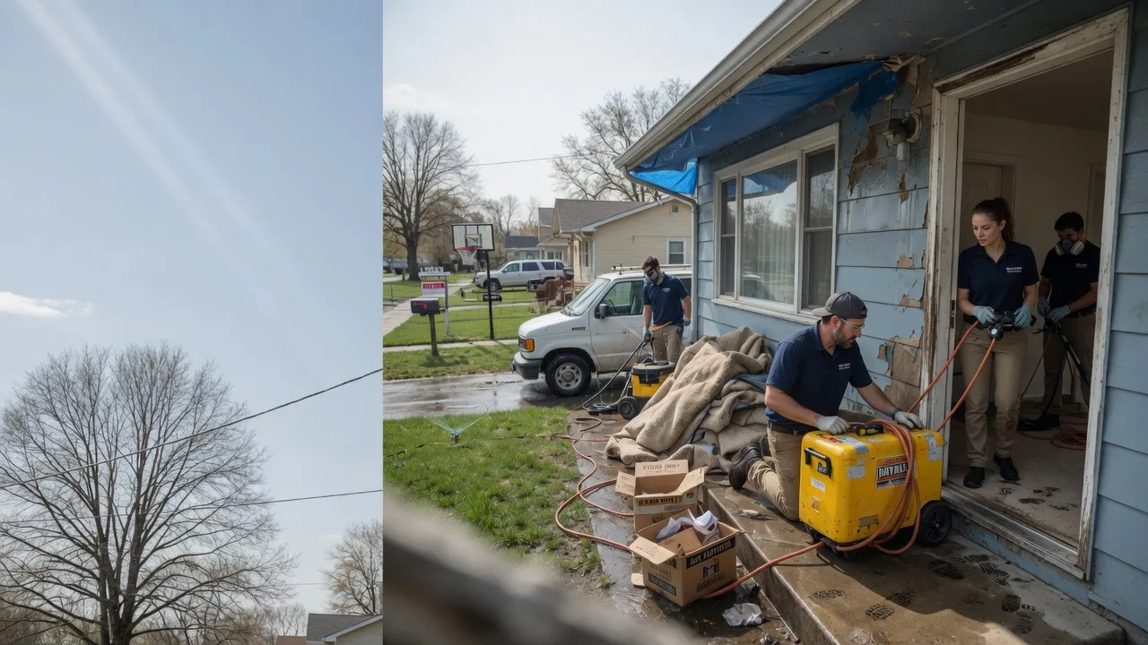 Basement Flood Cleanup in Blue Mound, KS near me